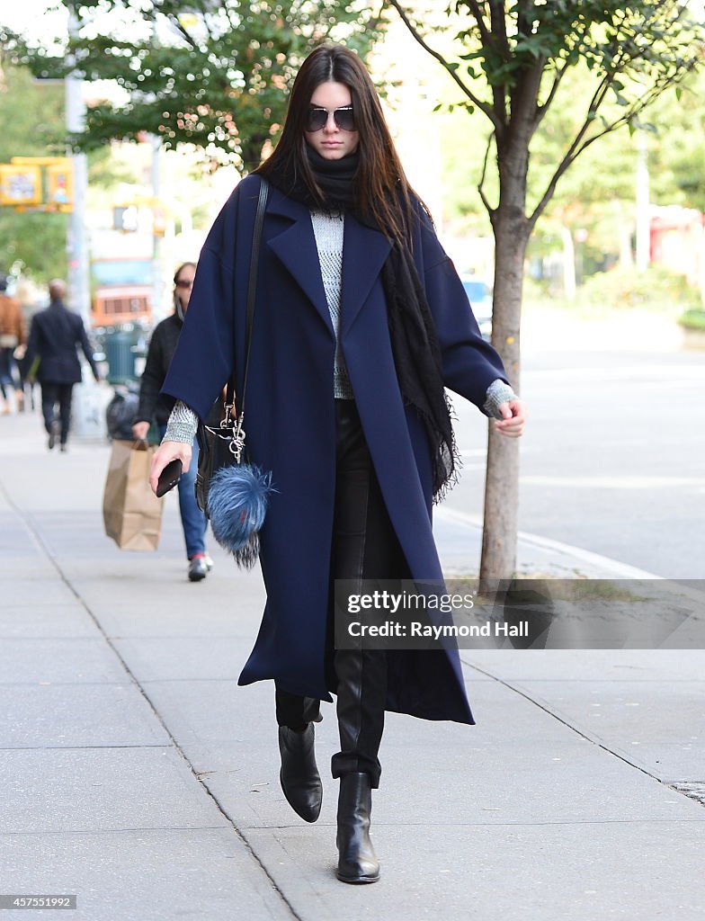 Celebrity Sightings In New York City - October 20, 2014