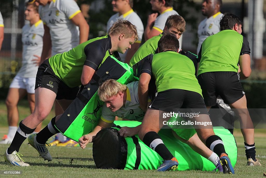 2014 End of Year Tour: Springboks training session