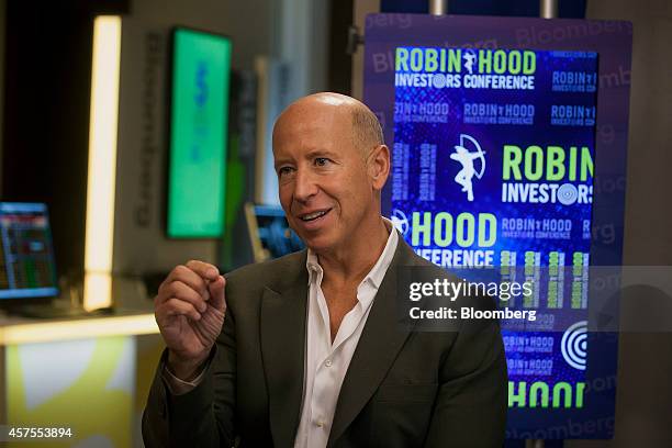 Barry Sternlicht, chairman and chief executive officer of Starwood Capital Group LLC, speaks during a Bloomberg Television interview at the Robin...