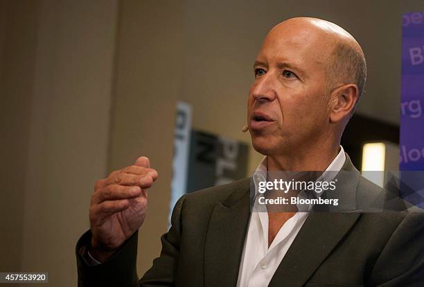 Barry Sternlicht, chairman and chief executive officer of Starwood Capital Group LLC, speaks during a Bloomberg Television interview at the Robin...