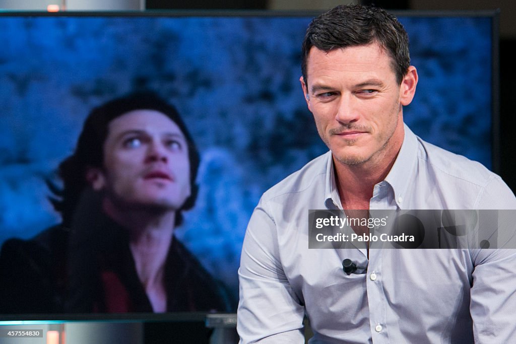 Luke Evans Attend 'El Hormiguero' Tv Show