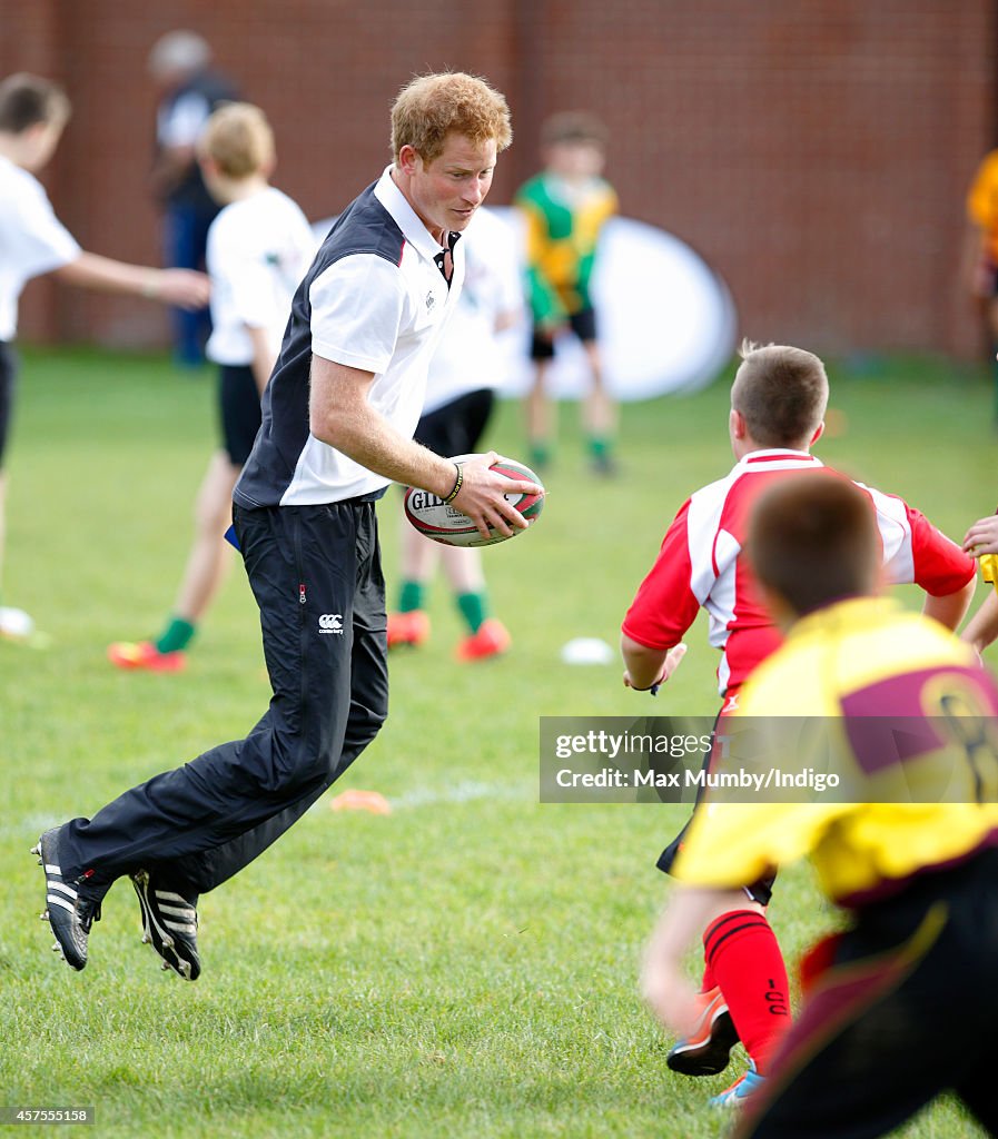 Prince Harry Visits Greater Manchester