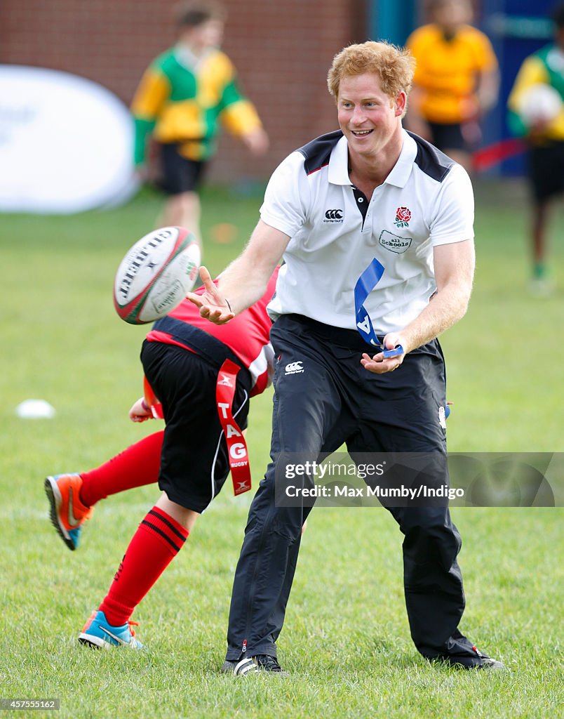 Prince Harry Visits Greater Manchester