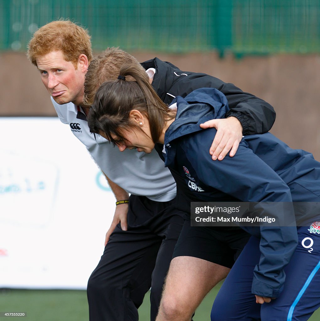 Prince Harry Visits Greater Manchester