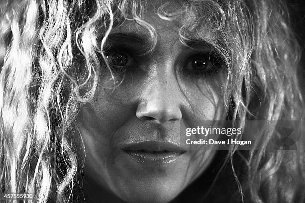 Juno Temple attends the UK Premiere of "Horns" at Odeon West End on October 20, 2014 in London, England.