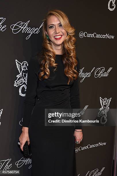 Jewelry Designer Ofira Sandberg attend Angel Ball 2014 hosted by Gabrielle's Angel Foundation at Cipriani Wall Street on October 20, 2014 in New York...