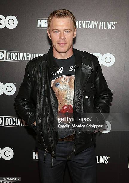 Actor Diego Klattenhoff attends HBO presents the premiere of "Mr. Dynamite: The Rise of James Brown" at Time Warner Screening Room on October 20,...