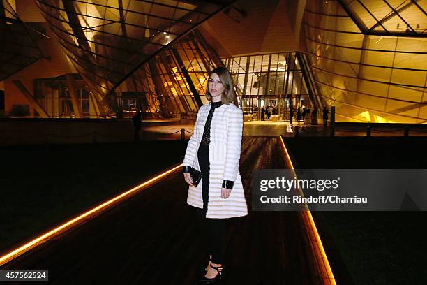 Sofia Coppola attends the Foundation Louis Vuitton Opening at Foundation Louis Vuitton on October 20, 2014 in Boulogne-Billancourt, France.