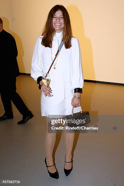 Catherine Keener attends the Foundation Louis Vuitton Opening at Foundation Louis Vuitton on October 20, 2014 in Boulogne-Billancourt, France.