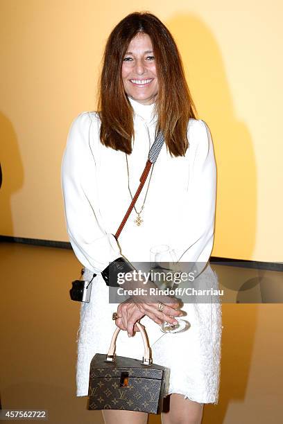 Catherine Keener attends the Foundation Louis Vuitton Opening at Foundation Louis Vuitton on October 20, 2014 in Boulogne-Billancourt, France.