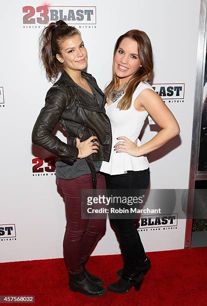 Kelley Missal and Kristen Alderson attend "23 Blast" New York Premiere at Regal E-Walk on October 20, 2014 in New York City.