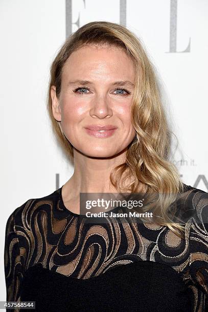 Actress Renee Zellweger attends ELLE's 21st Annual Women in Hollywood Celebration at the Four Seasons Hotel on October 20, 2014 in Beverly Hills,...