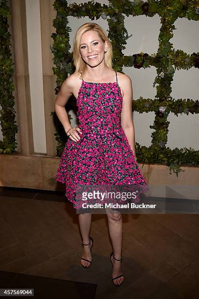 Actress Elizabeth Banks attends ELLE's 21st Annual Women in Hollywood Celebration at the Four Seasons Hotel on October 20, 2014 in Beverly Hills,...