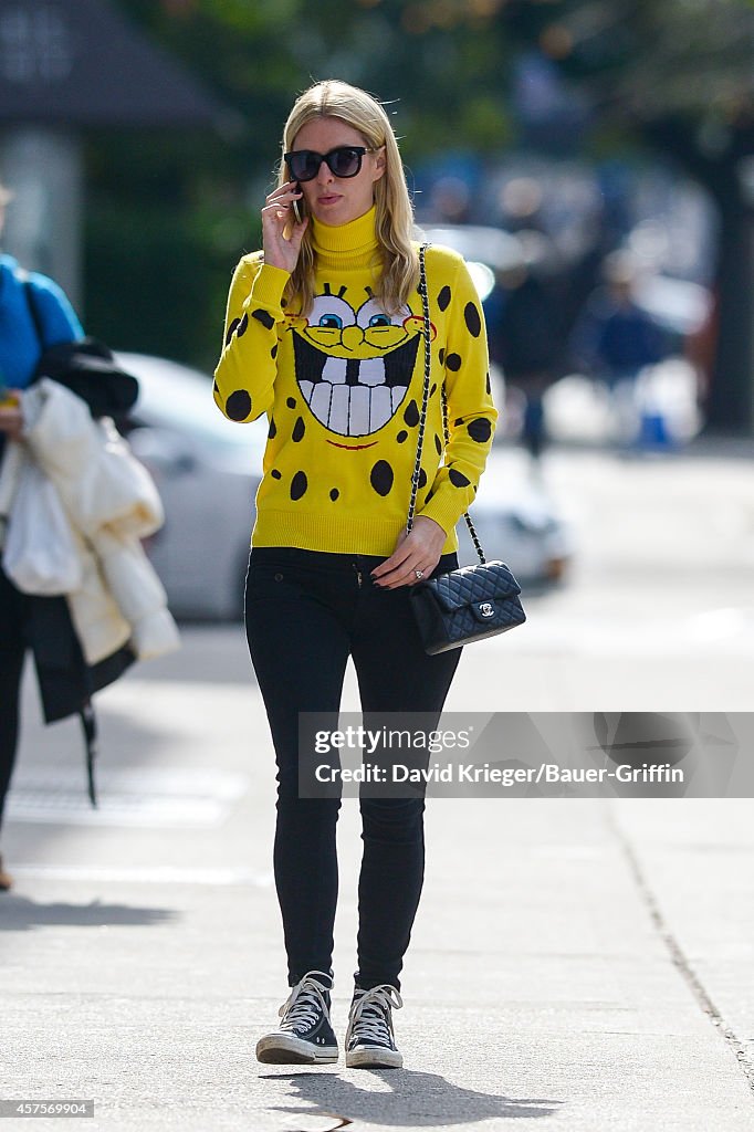 Celebrity Sightings In New York - October 20, 2014