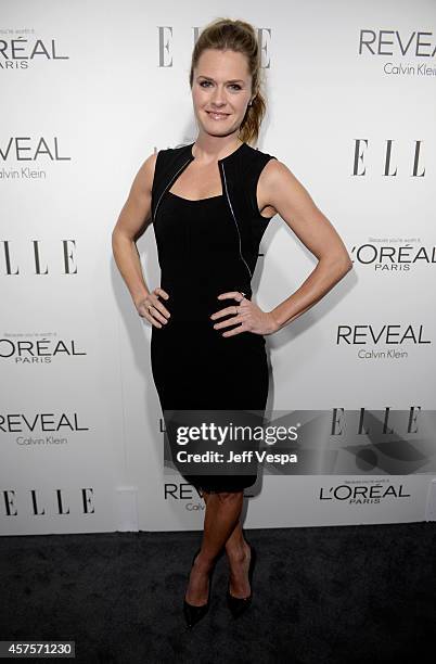 Actress Maggie Lawson attends ELLE's 21st Annual Women in Hollywood Celebration at the Four Seasons Hotel on October 20, 2014 in Beverly Hills,...