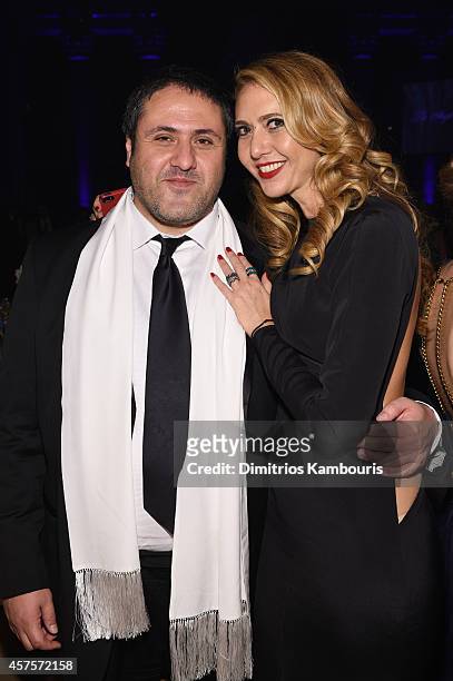 Jewelry Designer Ofira Sandberg attends Angel Ball 2014 hosted by Gabrielle's Angel Foundation at Cipriani Wall Street on October 20, 2014 in New...