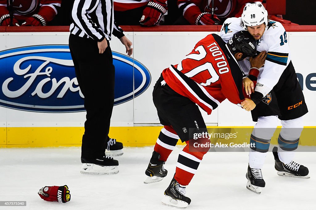 San Jose Sharks v New Jersey Devils