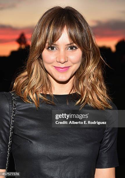 Actress Katharine McPhee attends the Barlow Respiratory Hospital;s 4th Annual Bernie Brillstein Golf Classic Awards Dinner at the Wilshire Country...