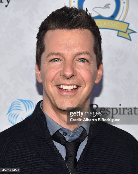 Actor Sean Hayes attends the Barlow Respiratory Hospital;s 4th Annual Bernie Brillstein Golf Classic Awards Dinner at the Wilshire Country Club on...