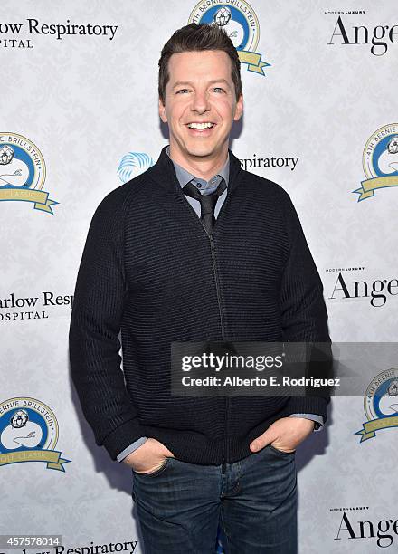 Actor Sean Hayes attends the Barlow Respiratory Hospital;s 4th Annual Bernie Brillstein Golf Classic Awards Dinner at the Wilshire Country Club on...