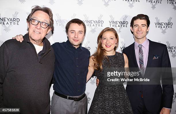 Larry Pine, Vincent Kartheiser, Sophie von Haselberg and Drew Gehling attend the Off-Broadway opening Night Performance After Party for 'Billy & Ray'...