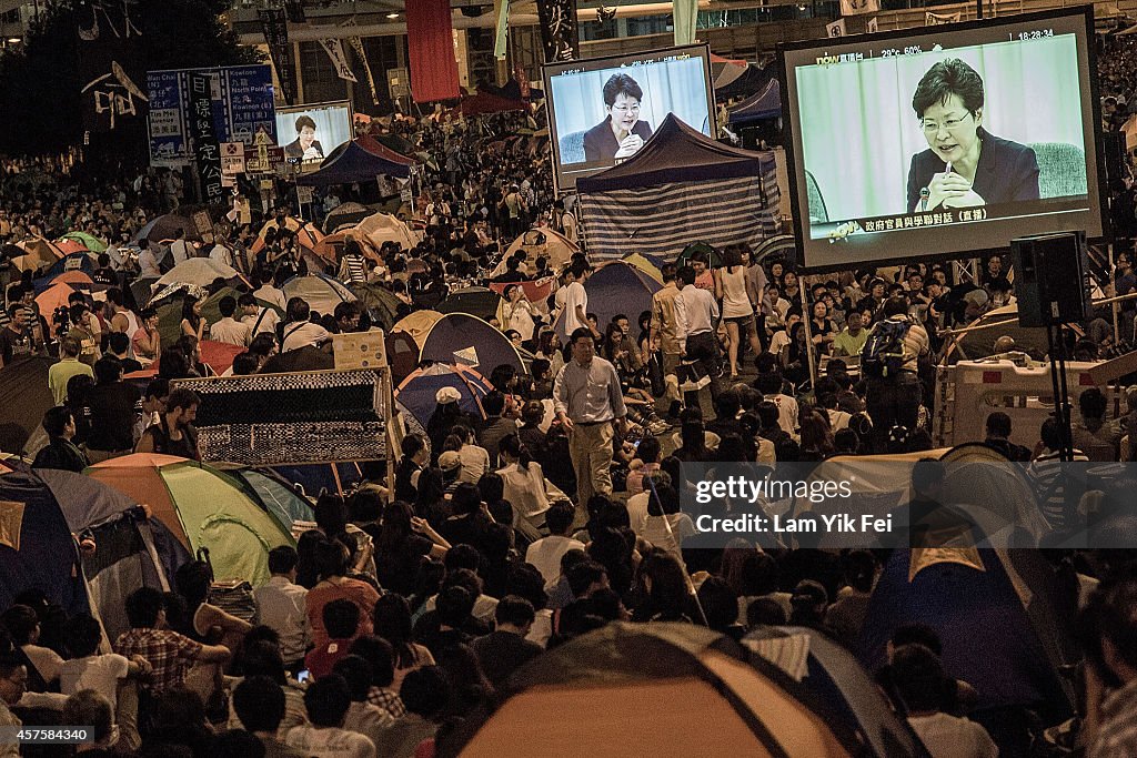 Protestors Continue To Resist As Police Attempt To Clear Protest Sites