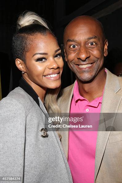 Recording artist Teyana Taylor and President of Music Programming and ...
