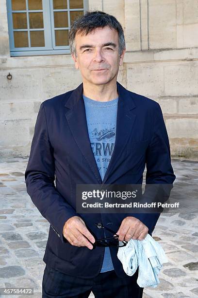 Artist Fabrice Hybert attend the 'Picasso National Museum - Paris' : Reopening party on October 19, 2014 in Paris, France.