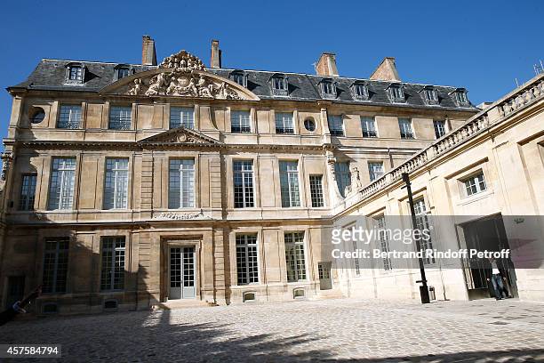 Illustration view of the Hotel Sale during the 'Picasso National Museum - Paris' : Reopening party on October 19, 2014 in Paris, France.
