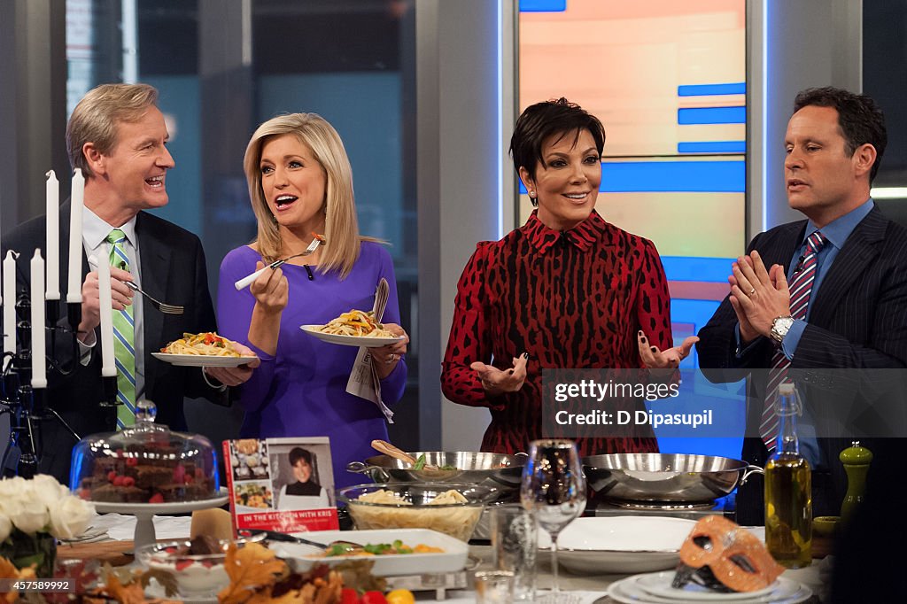 Kris Jenner Visits "FOX And Friends"