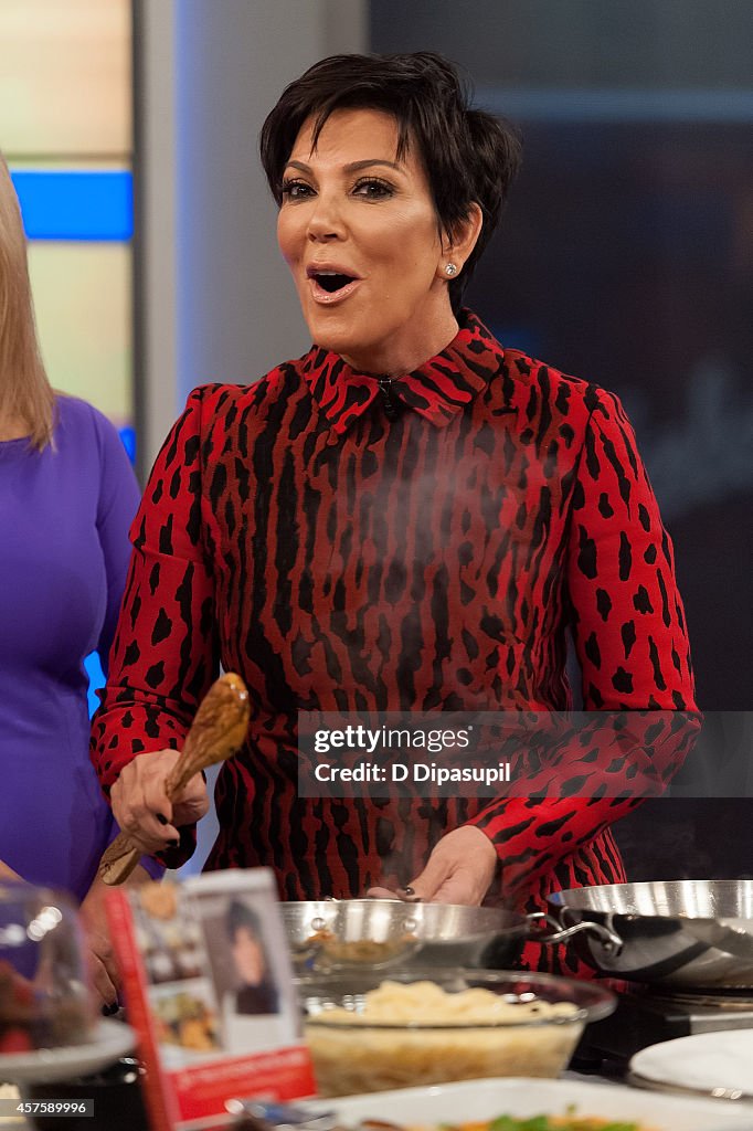 Kris Jenner Visits "FOX And Friends"