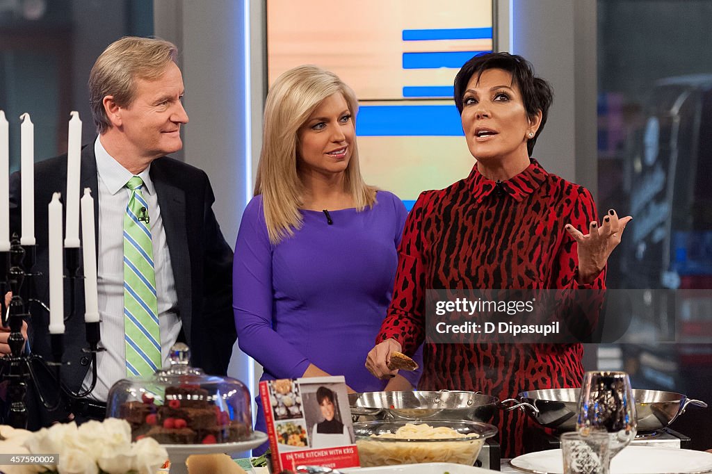 Kris Jenner Visits "FOX And Friends"