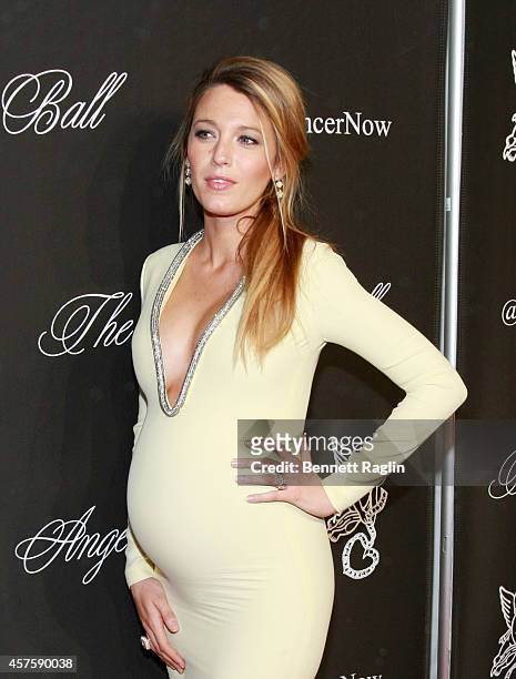 Actress Blake Lively attends 2014 Angel Ball at Cipriani Wall Street on October 20, 2014 in New York City.