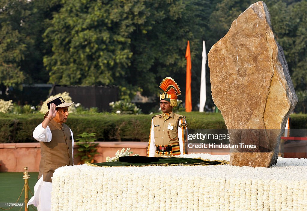 Rajnath Singh Honours Martyrs On Police Commemoration Day