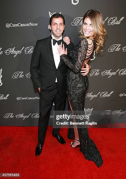 Angela Martini and guest attend 2014 Angel Ball at Cipriani Wall Street on October 20, 2014 in New York City.