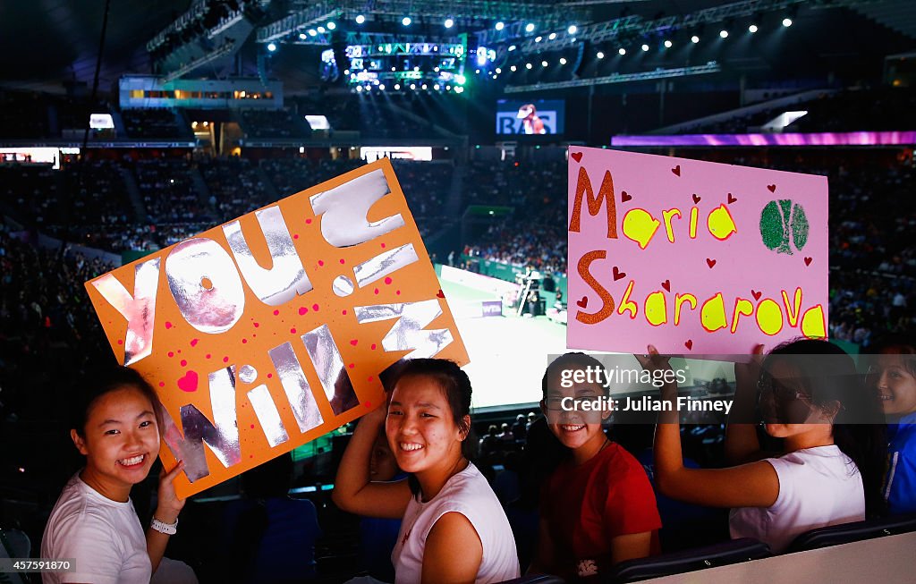 BNP Paribas WTA Finals: Singapore 2014 - Day Two