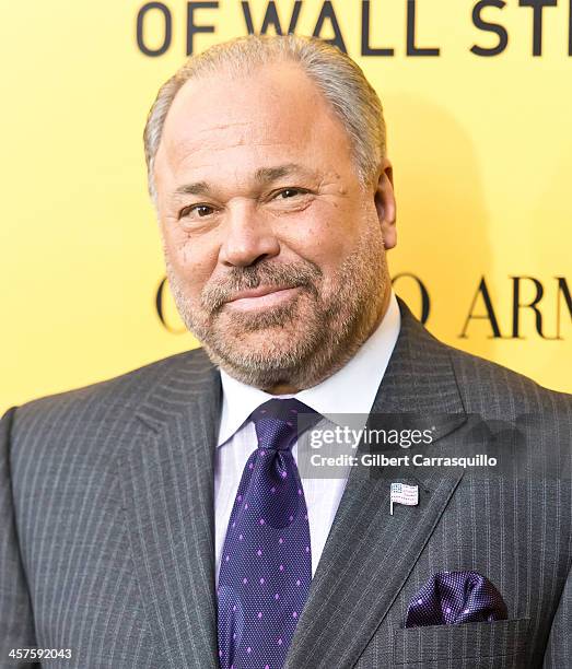 Bo Dietl attends the "The Wolf Of Wall Street" premiere at Ziegfeld Theater on December 17, 2013 in New York City.