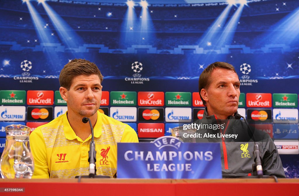 Liverpool Training and Press Conference