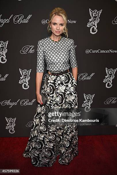 Inga Kozel attends Angel Ball 2014 hosted by Gabrielle's Angel Foundation at Cipriani Wall Street on October 20, 2014 in New York City.