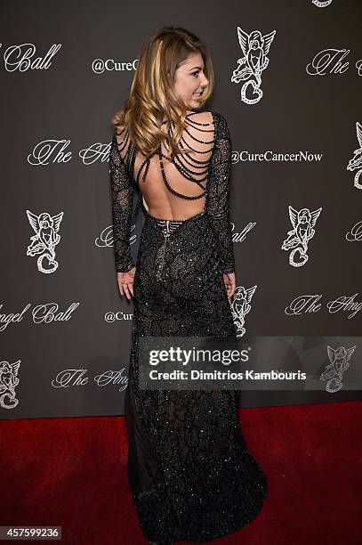 Angela Martini attends Angel Ball 2014 hosted by Gabrielle's Angel Foundation at Cipriani Wall Street on October 20, 2014 in New York City.