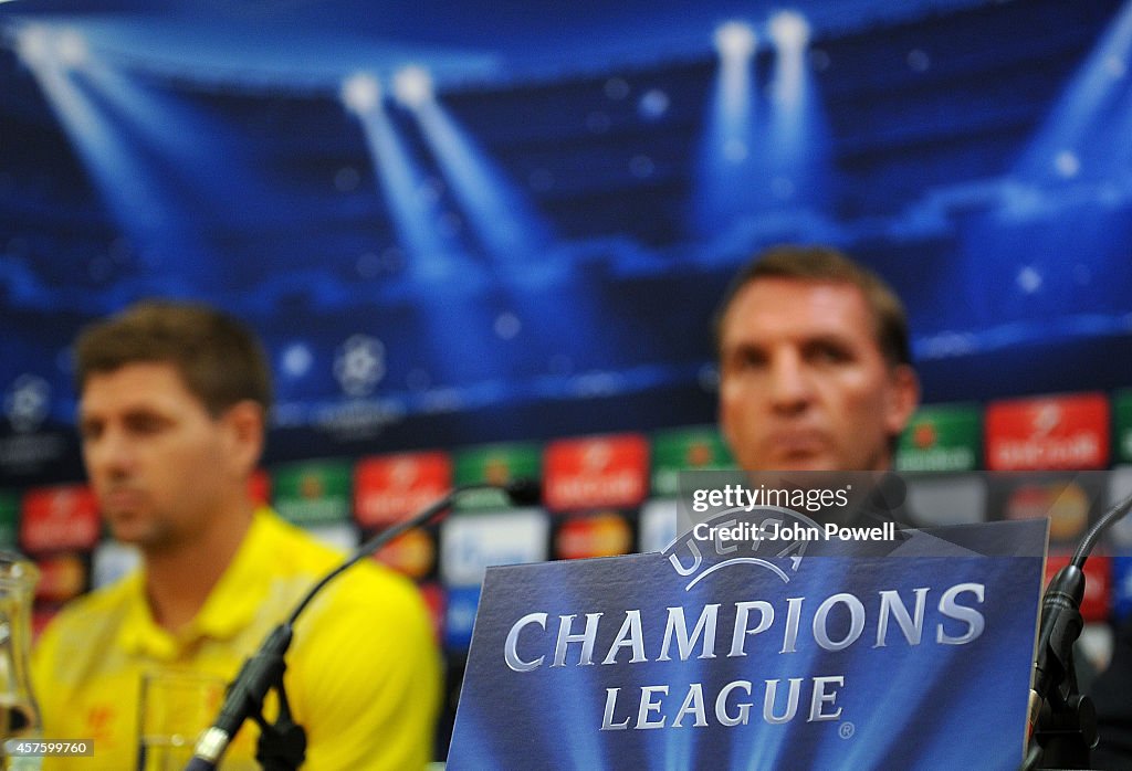 Liverpool Training and Press Conference