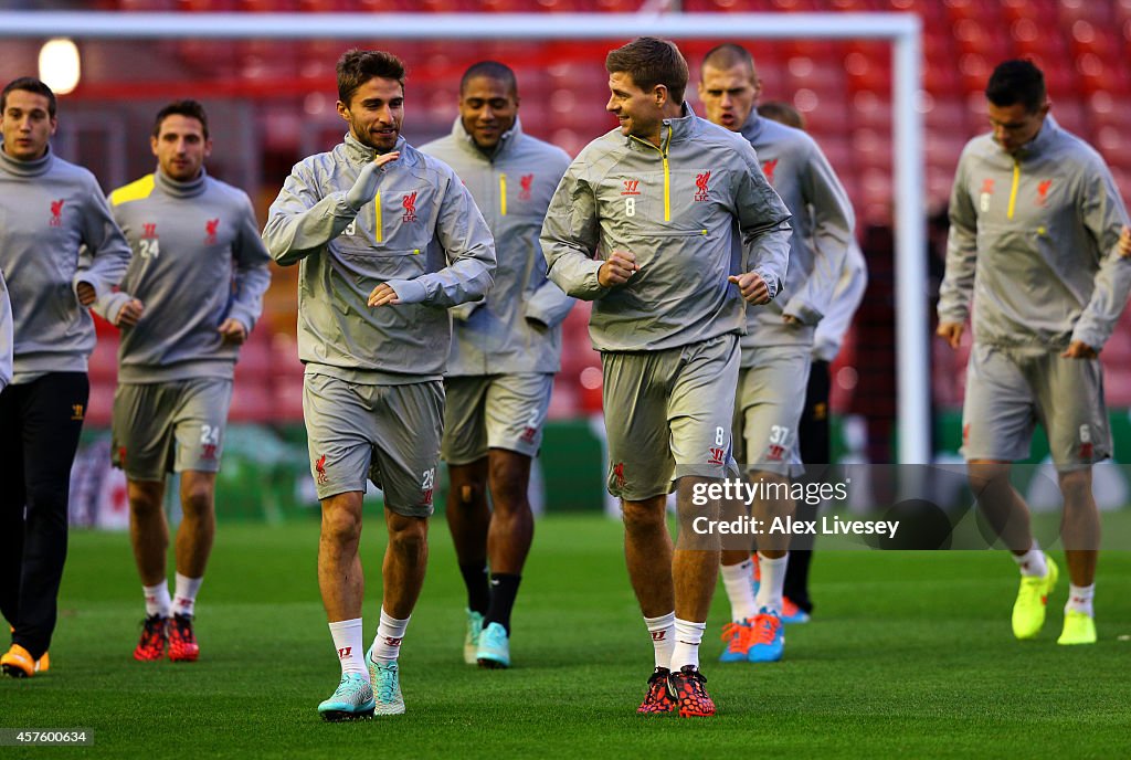 Liverpool Training and Press Conference