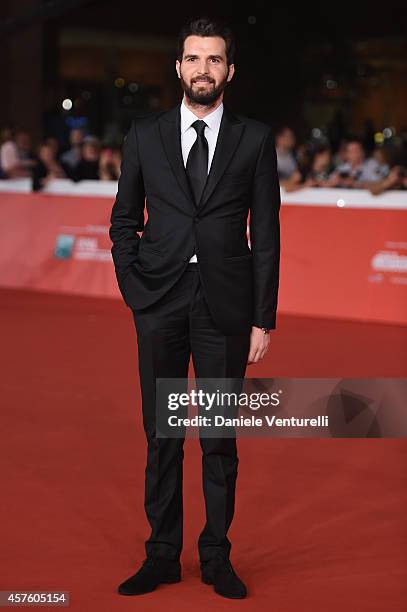 Andrea Iervolino attends 'Tre Tocchi' Red Carpet during the 9th Rome Film Festival at Auditorium Parco Della Musica on October 21, 2014 in Rome,...