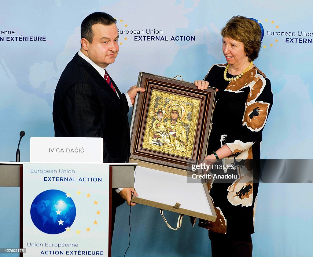 Catherine Ashton - Ivica Dacic