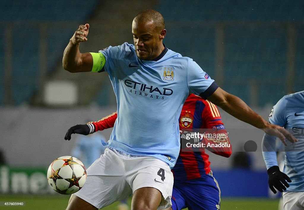 UEFA Champions League: CSKA Moscow v Manchester City