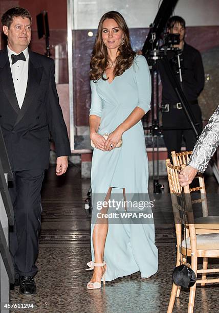 Patron of The Natural History Museum, Catherine, Duchess of Cambridge arrives at the Natural History Museum to attend the Wildlife Photographer of...