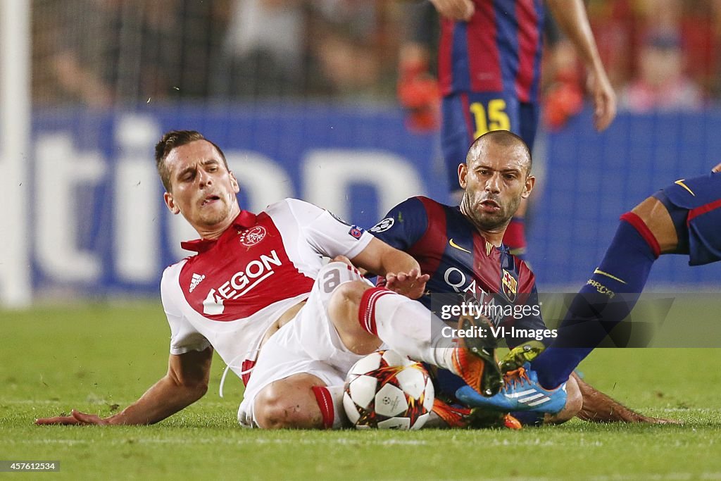 Champions League - "Barcelona v Ajax Amsterdam"