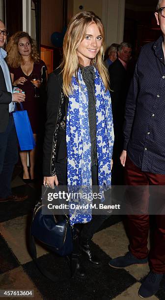 Cressida Bonas attends an after party following the press night performance of "Neville's Island" at Villandry on October 21, 2014 in London, England.