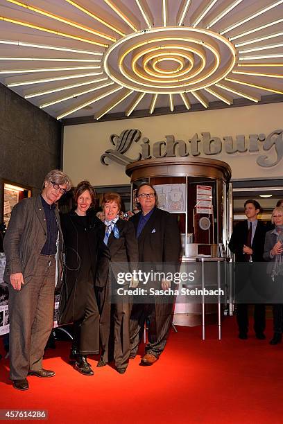 Director Wim Wenders, Donata Wenders, minister for Federal Affairs, Europe and Media of North Rhine-Westphalia Dr Angelica Schwall-Dueren and...