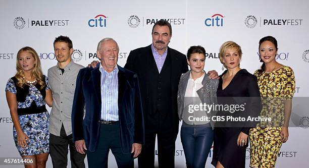 Cast members of BLUE BLOODS participate in panel discussions at PaleyFest October 18, 2014 at the Paley Center for Media in New York City. Pictured:...